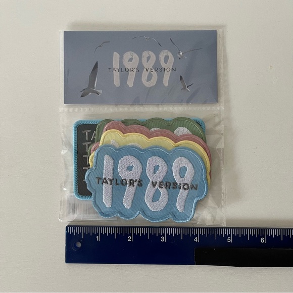 NWT Taylor Swift 1989 Taylor’s Version Logo Patches